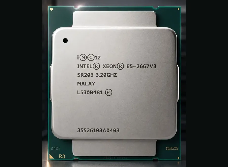 Процессор Xeon E5-2667 V3 без инфографики