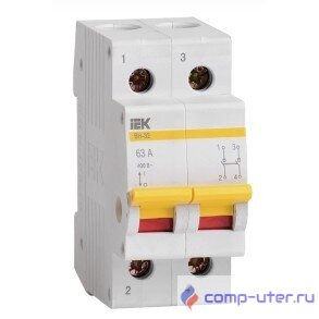 Iek MNV10-2-040 Выключатель нагрузки (мини-рубильник) ВН-32 2Р  40А ИЭК