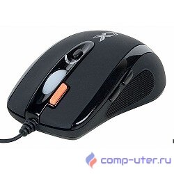A4Tech XL-750MK (черный) USB, 6кн, 1кл-кн, 3600 DPI, mini game mouse [94403]