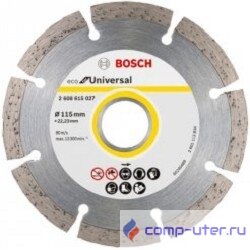 BOSCH 2608615027 Алмазный диск ECO Universal 115-22,23
