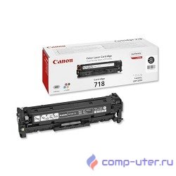 Canon Cartridge 718Bk  2662B002 Картридж для Canon LBP7200Cdn/MF8330Cdn/MF8350Cdn, Черный, 3400 стр  (GR)