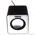 Dialog Colibri AC-202UP BLACK-WHITE - колонки 2.1, 11W RMS, черные, питание от USB