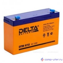 Delta DTM 612 (12 А\ч, 6В) свинцово- кислотный аккумулятор  