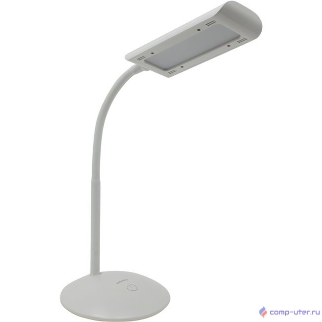 Smartbuy SBL-DL-6-WL-White Светодиодный настольный светильник (LED) 6W /W {6000К, 6Вт, 24 диода 2835,  ABS пластик, белый, кабель USB в комплекте}