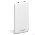 HIPER ST10000 WHITE Мобильный аккумулятор Li-Pol 10000mAh 2.1A+2.1A 2xUSB белый