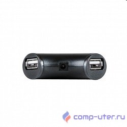 CBR CH-100 Black, USB-концентратор  4 порта, USB 2.0