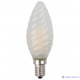 ЭРА Б0027938 Светодиодная лампа свеча витая матовая F-LED BTW-5w-840-E14 frozed