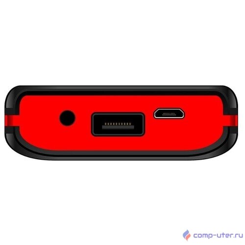 IRBIS SF54, 2.4" (240x320), 2xSimCard, Bluetooth, microUSB, MicroSD, Black/red'