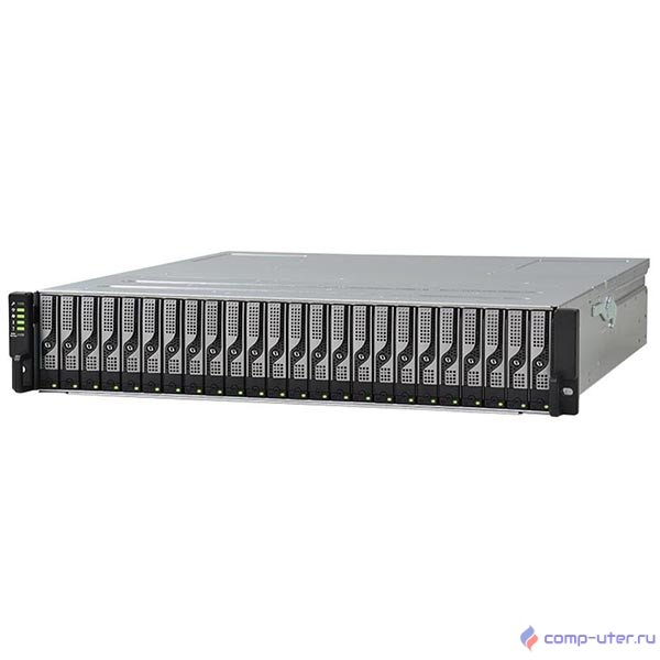 Infortrend EonStor DS1024R2CB00B-8732 DS 1000 Gen2 2U/24bay, High IOPS solutions, Dual Redundant controller subsystem including 2x12Gb SAS EXP. Ports, 8x1GiSCSI ports + 2x host board slot(s), 