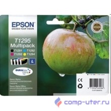 EPSON C13T12954010/4011/4012 картридж для SX420W/BX305F (желтый,голубой,пурпурный,черный) (cons ink)