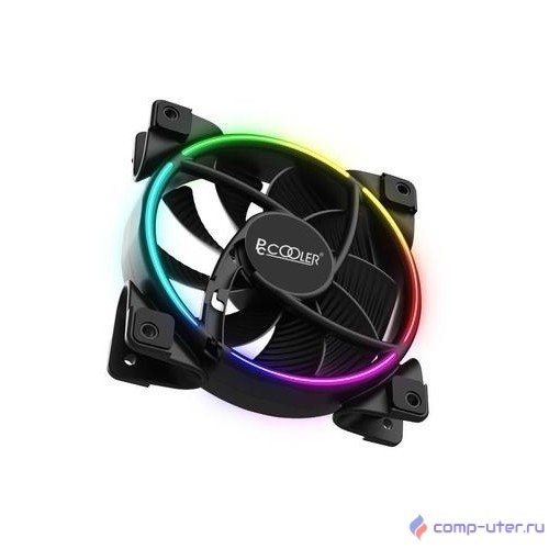 PCCooler Вентилятор CORONA RGB 120x120x25 мм (PWM, 40шт./кор, пит. от мат.платы и БП, 800-1800 об/мин) Retail