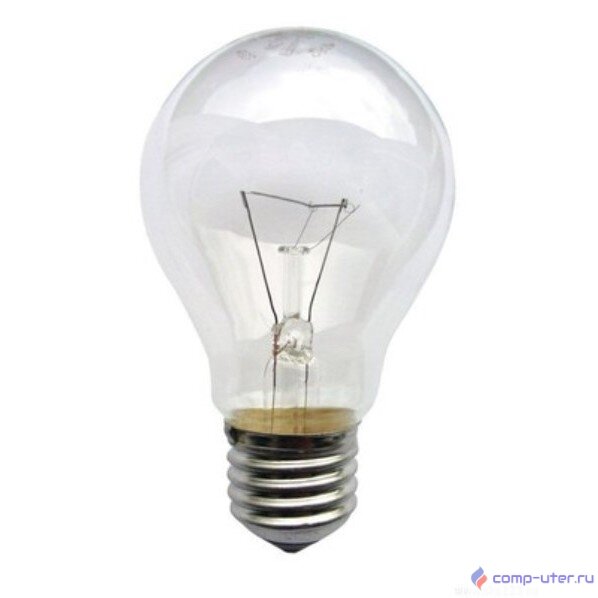 Лампа накаливания ЛОН 75вт 230-75 Е27 цветная упаковка (Шар) (Калашниково)