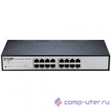 D-Link DES-1100-16/A2A Настраиваемый компактный коммутатор EasySmart с 16 портами 10/100Base-TX