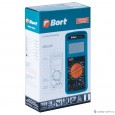 Bort BMM-1000N Мультиметр [91271143] { Диапазон постоянного напряжения 0-1000 тип, диапазон  постоянного тока 0-20 тип, диапазон  переменного напряжения 0-750 тип, 0.3 кг, набор акс 4 шт }