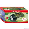 Ultraflash LED3804ML  (фонарь аккум 220В,  милитари, 4 LED, SLA, пластик, коробка)