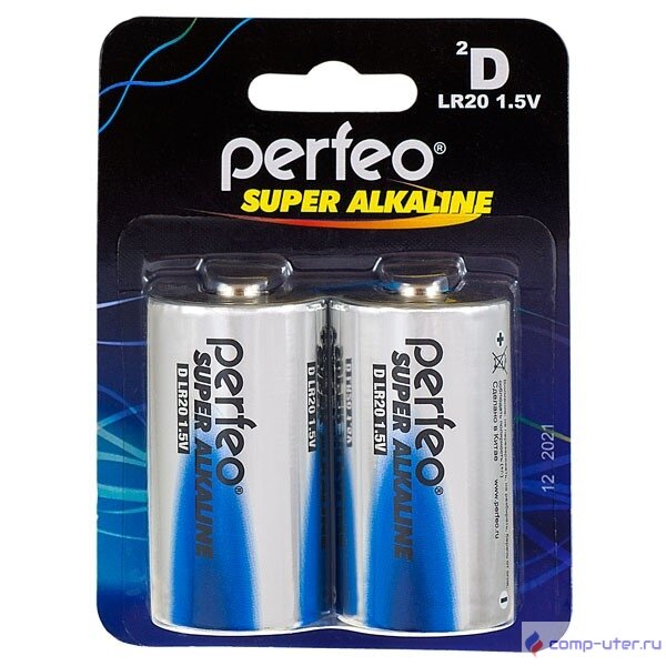 Perfeo LR20/2BL Super Alkaline