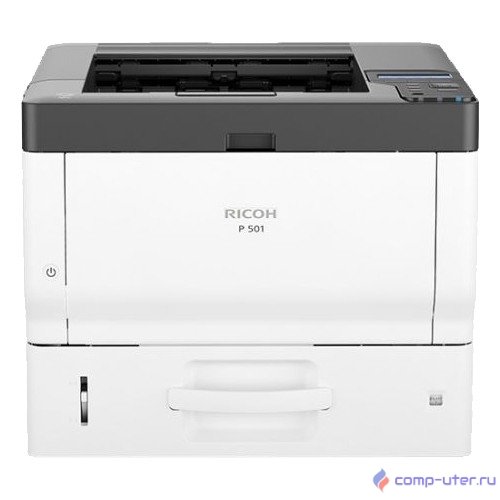 Ricoh P 501 Светодиодный принтер, A4, 2Гб, 43стр/мин, дуплекс, PS3, GigaLAN, старт.картр.6000стр.(418363)