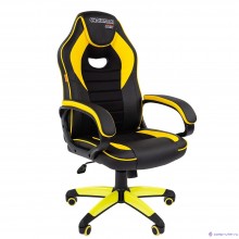 Офисное кресло Chairman   game 16 Россия экопремиум черный/желтый  (7028514)