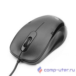Gembird MOP-100 Black USB, 1000DPI