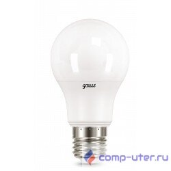GAUSS 102502210 Светодиодная лампа LED A60 10W E27 920lm 4100K 1/10/50 