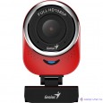Genius QCam 6000 Red {1080p Full HD, вращается на 360°, универсальное крепление, микрофон, USB} [32200002401]
