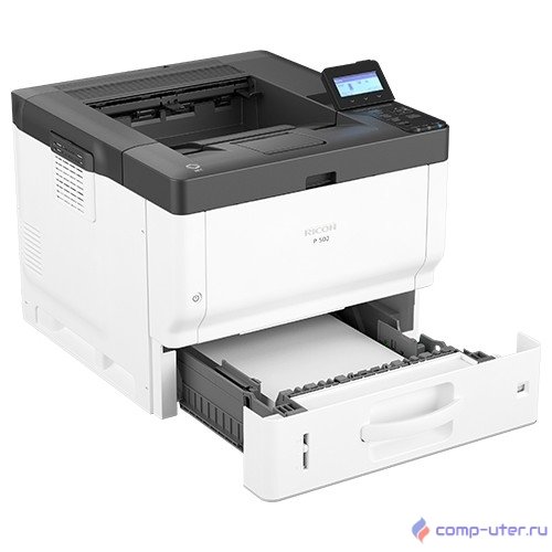 Ricoh P 502 Светодиодный принтер, A4, 2Гб, 43стр/мин, дуплекс, PS3, GigaLAN, старт.картр.17400стр.(418495)