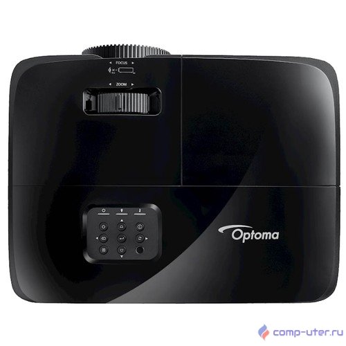Optoma S322e Проектор {DLP, 3D Ready, SVGA (800*600), 3800 ANSI Lm, 22000:1; 10000ч / 8000ч/5000 (Education /Eco/bright);+/- 40 vertical; VGA IN x1; Composite, USB-A (power 1A); 27 dB; 3 kg ( E1P1A1WB