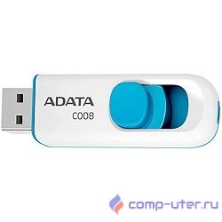 A-DATA Flash Drive 32Gb C008 AC008-32G-RWE {USB2.0, белый}