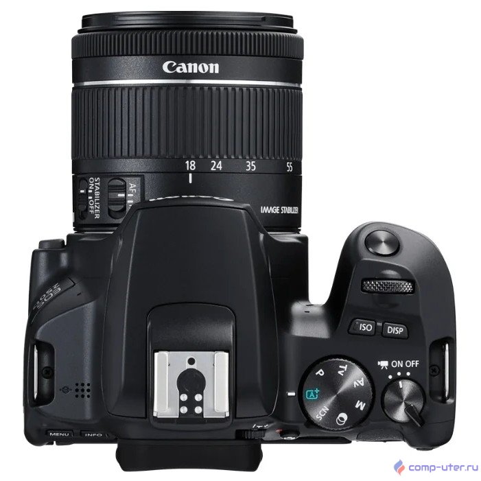Canon EOS 250D черный {24.1Mpix EF-S 18-55mm f/1:4-5.6 IS STM 3" 4K Full HD SDXC Li-ion}