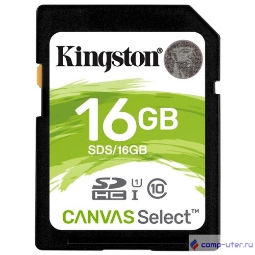 SecureDigital 16Gb Kingston SDS/16GB {SDHC Class 10, UHS-I}