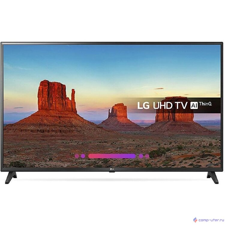 LG 43" 43UK6200PLA черный {Ultra HD/100Hz/DVB-T2/DVB-C/DVB-S2/USB/WiFi/Smart TV (RUS)}