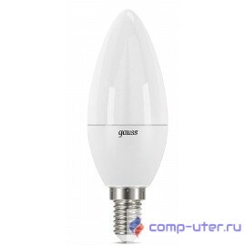 GAUSS 103101207 Светодиодная лампа LED Свеча E14 6.5W 550lm 4100К 1/10/50 