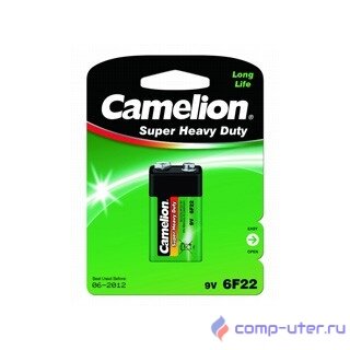 Camelion  6F22 BL-1 (6F22-BP1G, батарейка,9В) (1 шт. в уп-ке) 