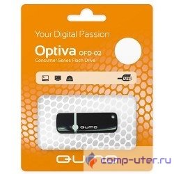 USB 2.0 QUMO 8GB Optiva 02 Black [QM8GUD-OP2-black]