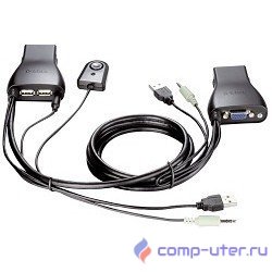 D-Link KVM-221/C1A 2-портовый KVM-переключатель с портами VGA и USB