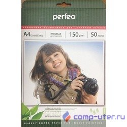 Perfeo PF-GLA4-150/50 Бумага Perfeo глянцевая 50л, А4 150 г/м2 (G07)