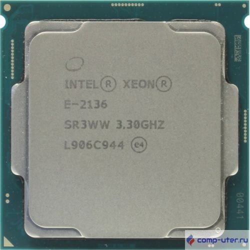 CPU Intel Xeon E-2136 OEM {3.3ГГц, 12Мб, Socket1151}