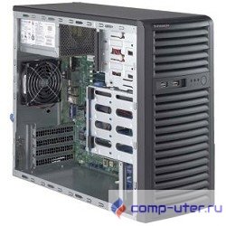 Supermicro SuperServer Mid-Tower [SYS-5039D-i] CPU(1) E3-1200v5/ noHS/ no memory(4)/ on board RAID 0/1/5/10/ internalHDD(4)LFF/ 2xGE/ 3xFH/ 1x300W Gold/ no Backplane