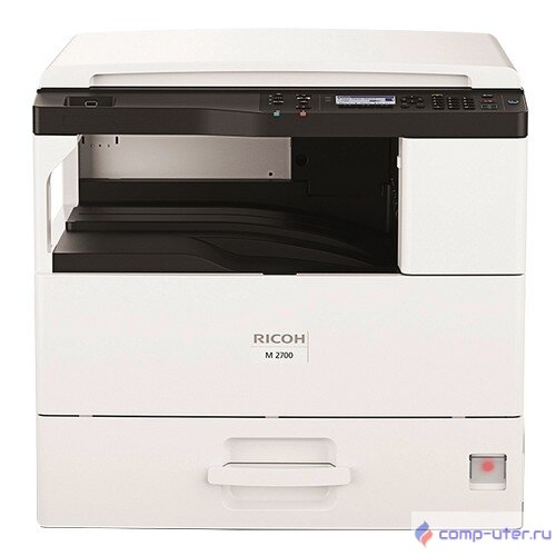 Ricoh M 2700 МФУ, A3, 512Мб, 27стр/мин, дуплекс, GDI, GigaLAN, крышка, старт.тонер 4000стр., самозапуск (418117)