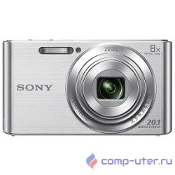 Sony CYBER-SHOT DSC-W830 [DSCW830S.RU3] Silver {20.1Mpix,8x opt zoom,2.7"LCD}