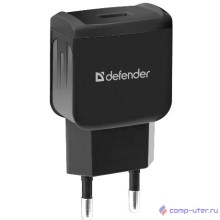 Defender Сетевой адаптер 2xUSB, 5V/2.1А, черный, пакет (EPA-13) (83840)