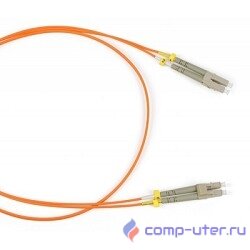 Hyperline FC-D2-50-LC/­PR-LC/­PR-H-2M-LSZH-OR (FC-50-LC-LC-PC-2M) Патч-корд волоконно-оптический (шнур) MM 50/­125, LC-LC, 2.0 мм, duplex, LSZH, 2 м