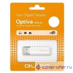 USB 2.0 QUMO 16GB Optiva 01 White [QM16GUD-OP1-white]