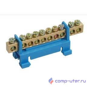 Iek YNN10-69-8P-K05 Шина PE "земля" на DIN-изол тип "Стойка" ШНИ-6х9-8-С-Ж ИЭК