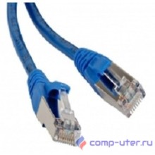 Hyperline PC-LPM-STP-RJ45-RJ45-C5e-1M-LSZH-BL Патч-корд F/­UTP, экранированный, Cat.5е, LSZH, 1 м, синий 