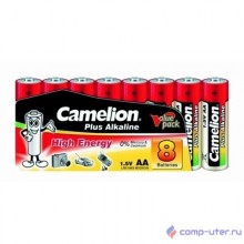 Camelion  LR6 Plus Alkaline SP8 (LR6-SP8, батарейка,1.5В)  (8 шт. в уп-ке)