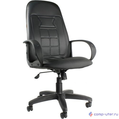 Офисное кресло Chairman  727  Терра  матовый черный, экокожа,  (6098211)