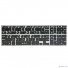 Клавиатура беспроводная Gembird KBW-2, Bluetooth, 4 устройства,106 кл., ножничный механизм, бесшумная