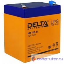 Delta HR 12-5 (5 А\ч, 12В) свинцово- кислотный аккумулятор  