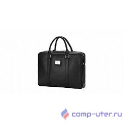 Сумка Continent  CM-122 Black  {полиэстр/эко кожа, черная 15.6"}